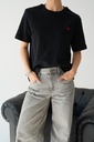 T-SHIRT HEART nero