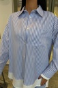 Camicia Over Righe