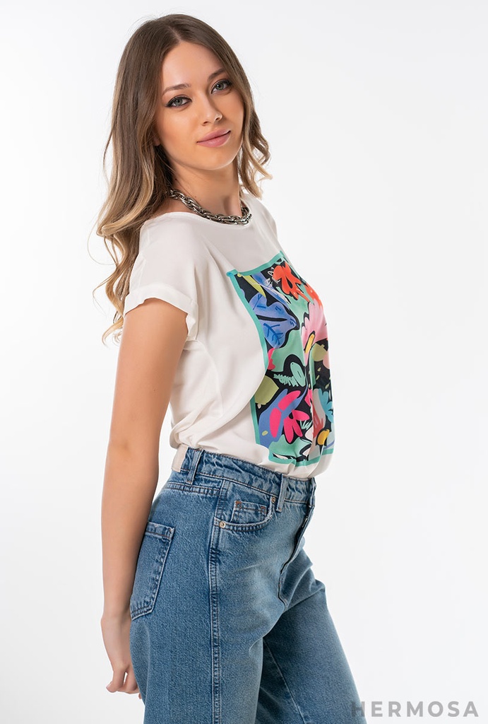 T-SHIRT 33949 FLORIAL