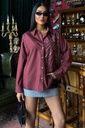 Camicia over Luna (bordeaux)