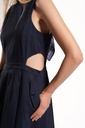 ABITO CUTOUT FIANCHI CON TASCHE