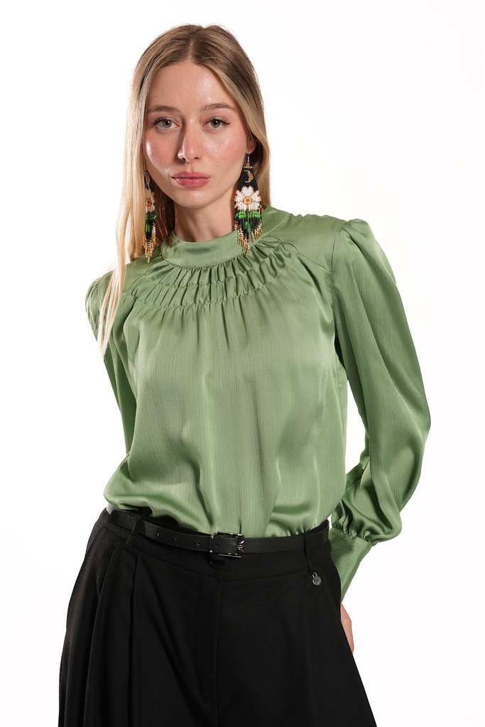  BLUSA ADELINA (VERDE SALVIA)