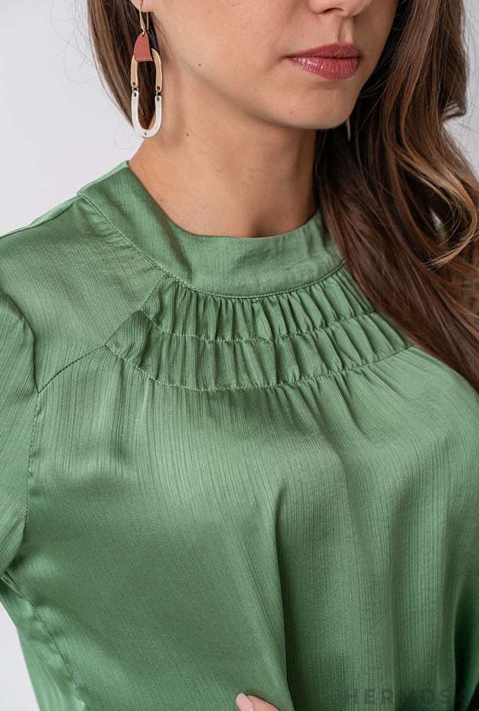  BLUSA AMICA ADELINA (VERDE SALVIA)