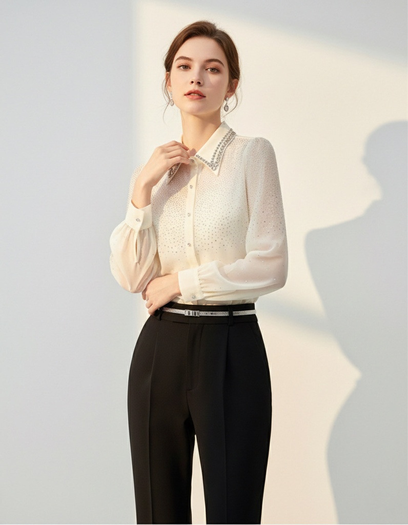 CAMICIA STRASS STELLA