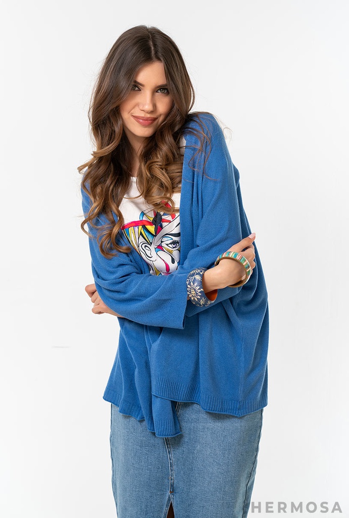 CARDIGAN AMICA LENA 14584 (AZZURRO) 