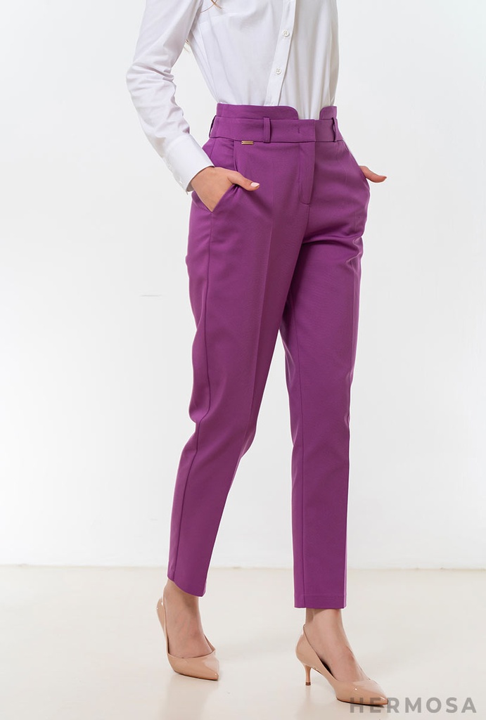 PANTALONI AMICA ANABELA (MAGENTA) 