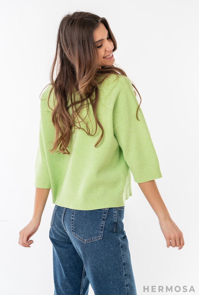 MAGLIA AMICA LENA(14554) (LIME)