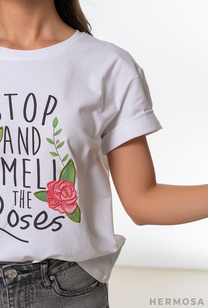 T-SHIRT 24588 (ROSES)