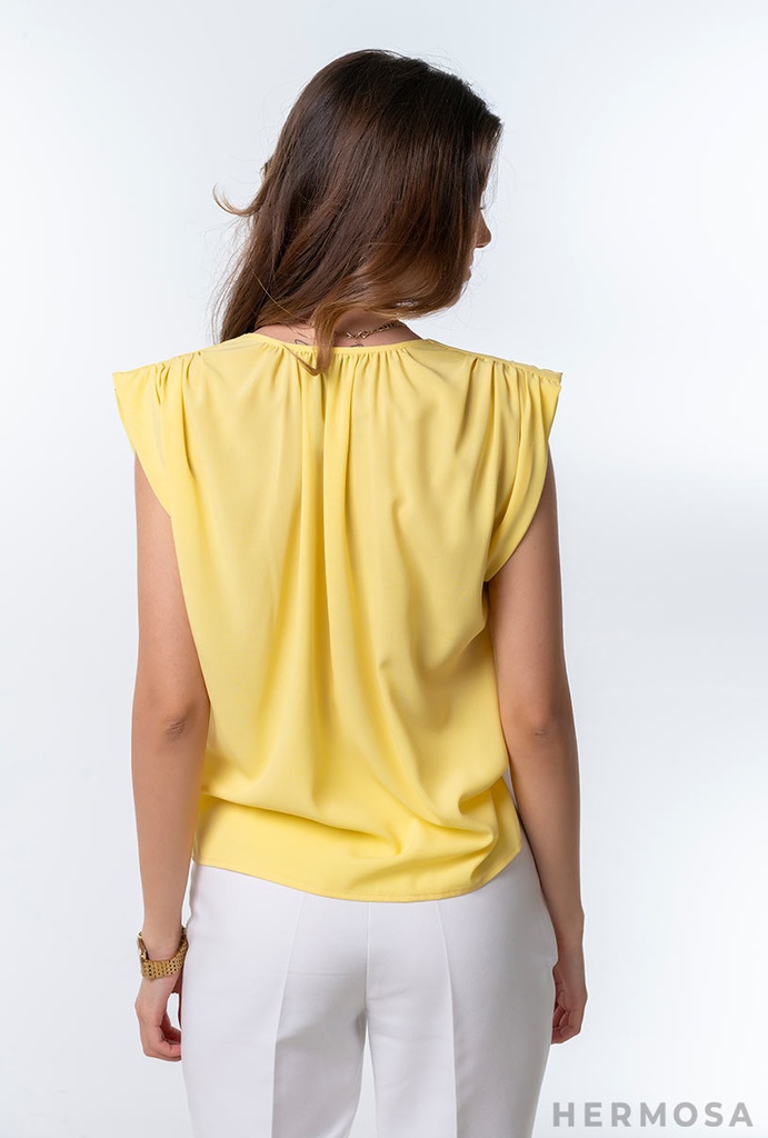 BLUSA AMICA ILIANA (GIALLA) 