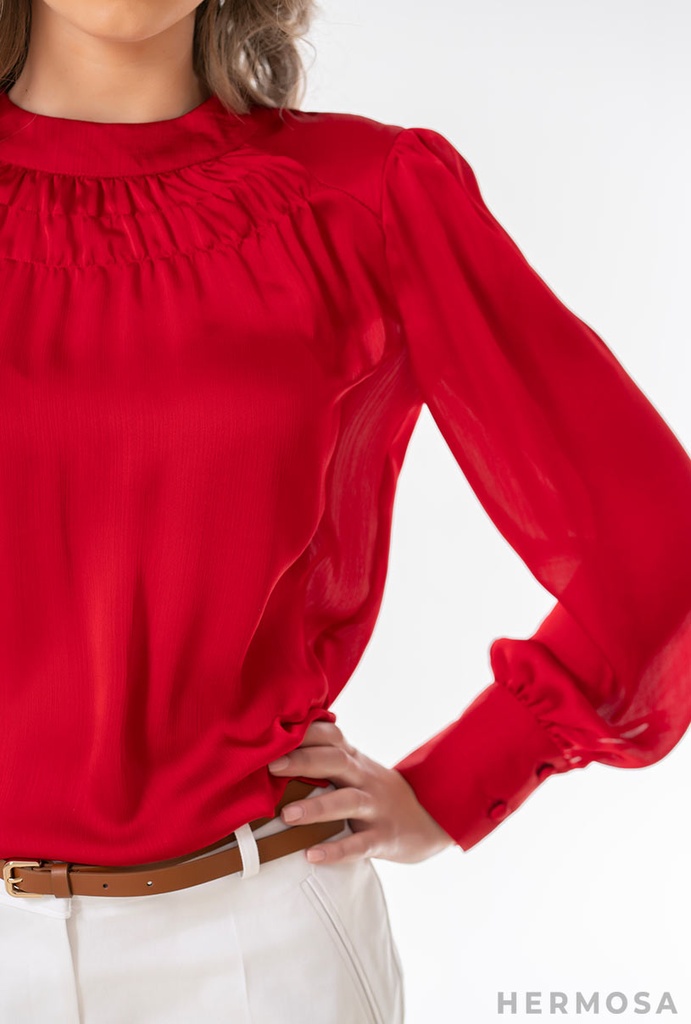 BLUSA AMICA ADELINA (rossa)