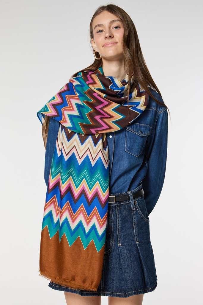 SCIALLE CON MOTIVO MISSONI