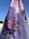 FOULARD LILLA FLOWERS