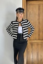 CARDIGAN BLACK&WHITE