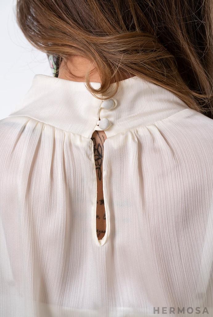 BLUSA AMICA ISABELA (ECRU)