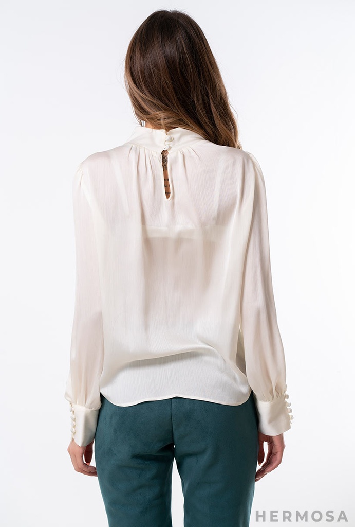 BLUSA AMICA ISABELA (ECRU)