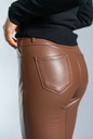 PANTALONI SIMILPELLE MARRONI 44716