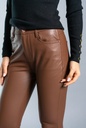 PANTALONI SIMILPELLE MARRONI 44716