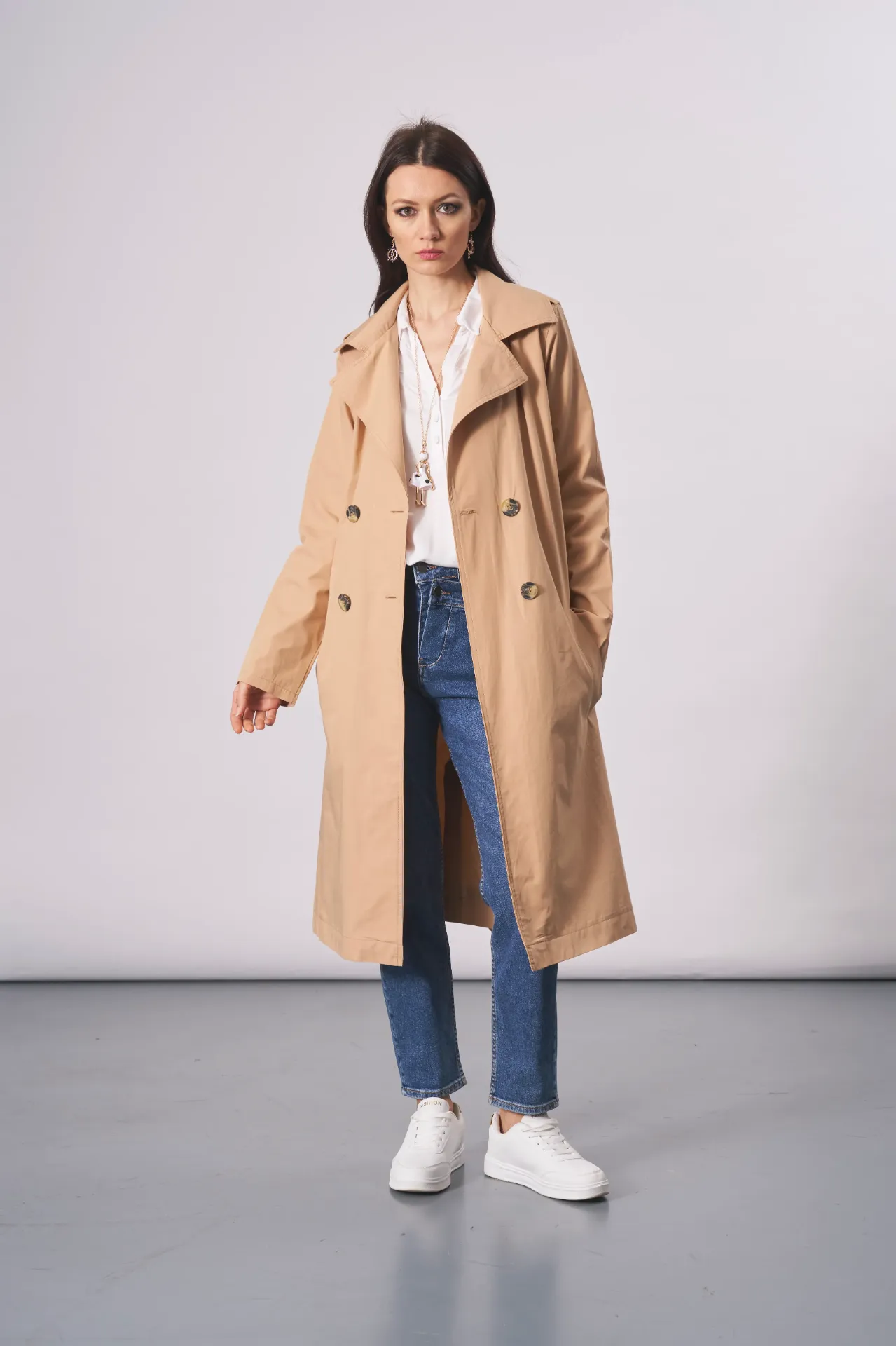 TRENCH NEW GIRL (COTONE) 
