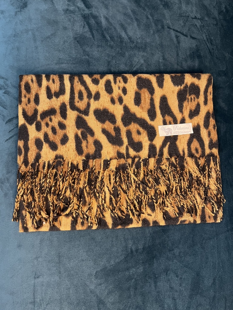 PASHMINA CASHMERE MACULATA (TONO CALDO)  (MACULATO CALDO)