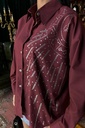 Camicia over Luna (bordeaux)