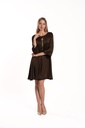 ABITO SATEN DOLLY (CIOCCOLATO)