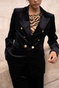 BLAZER VELLUTO NERO AMELIE