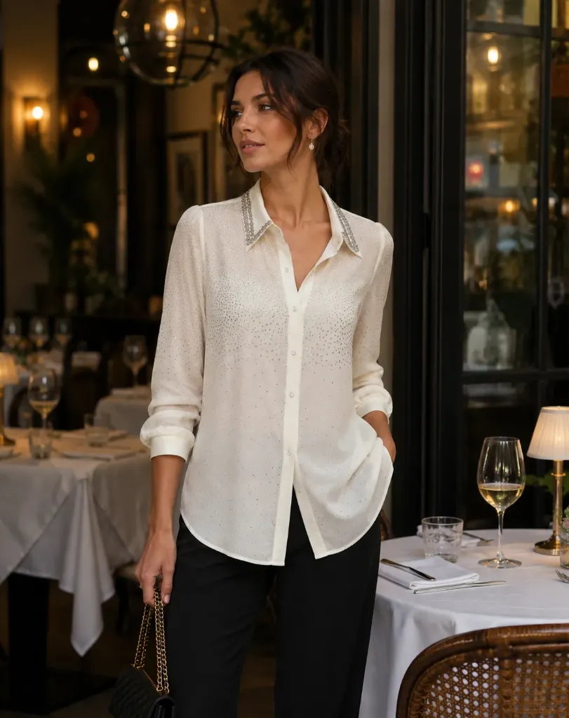 CAMICIA STRASS STELLA