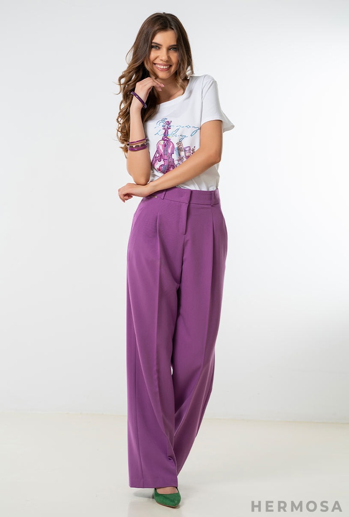 PANTALONI LORENA (VIOLA)