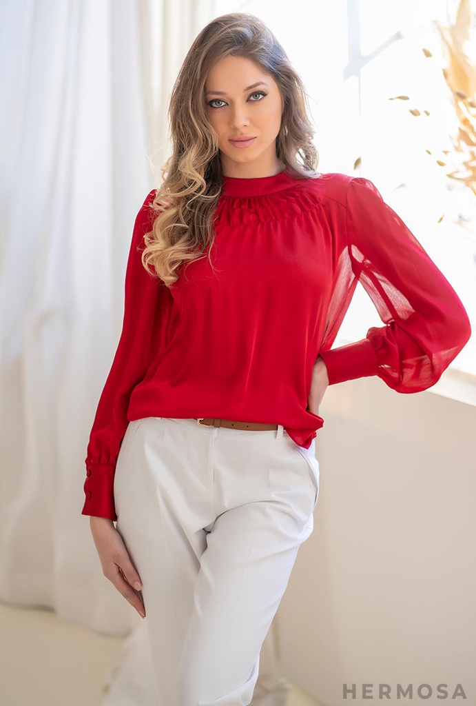 BLUSA ADELINA (ROSSA) (36/S)