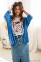 CARDIGAN LENA 14584 (AZZURRO) 