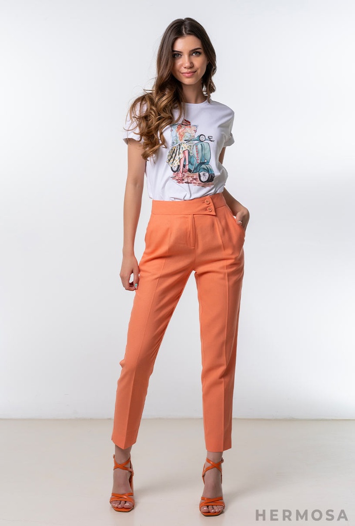 PANTALONI GRETA (PESCA) (36/S)