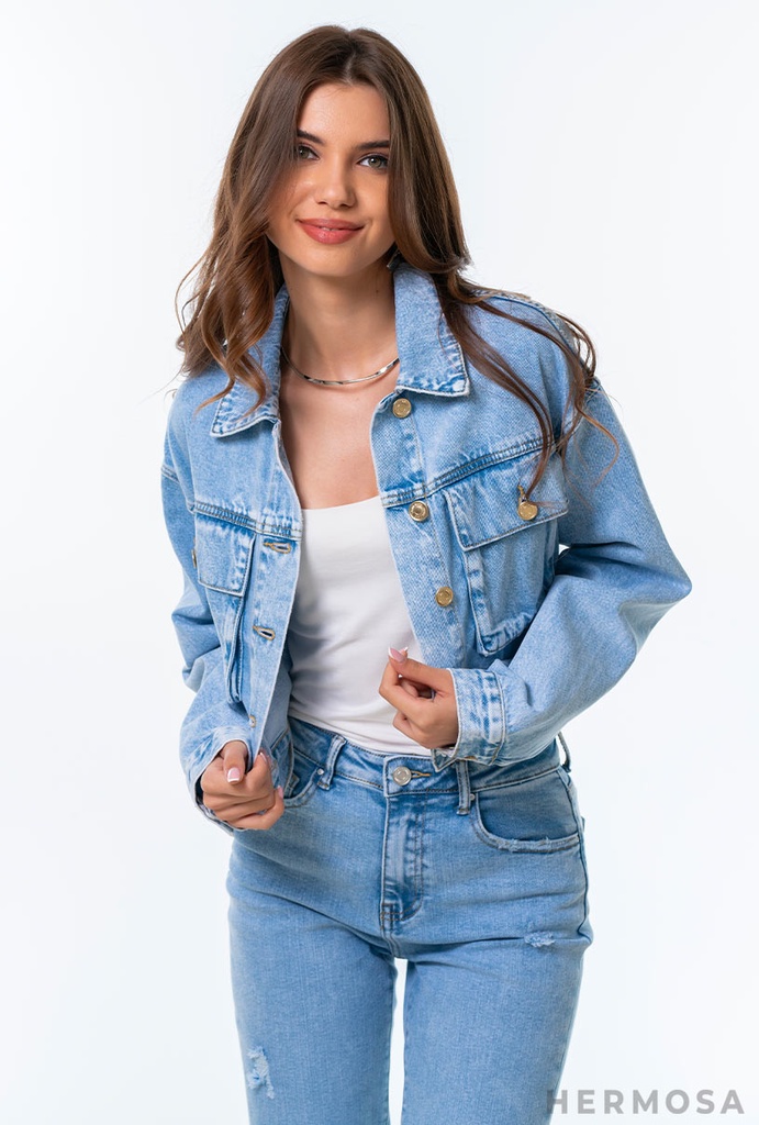 GIACCA CELESTE 24625 (34/XS)