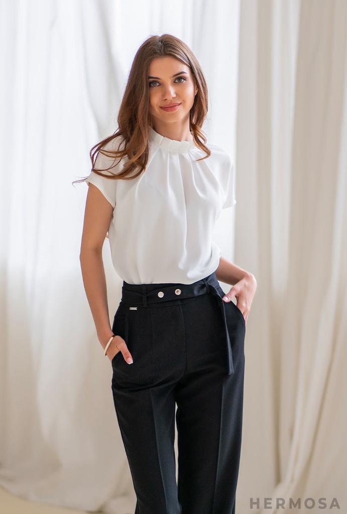 BLUSA CHLOE (36/S, BIANCO)