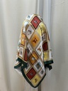 FOULARD VINTAGE HORSES (base beige)