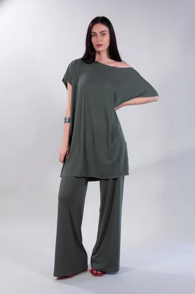 MAGLIA OVER ARGENTEA 95020 (NERO)