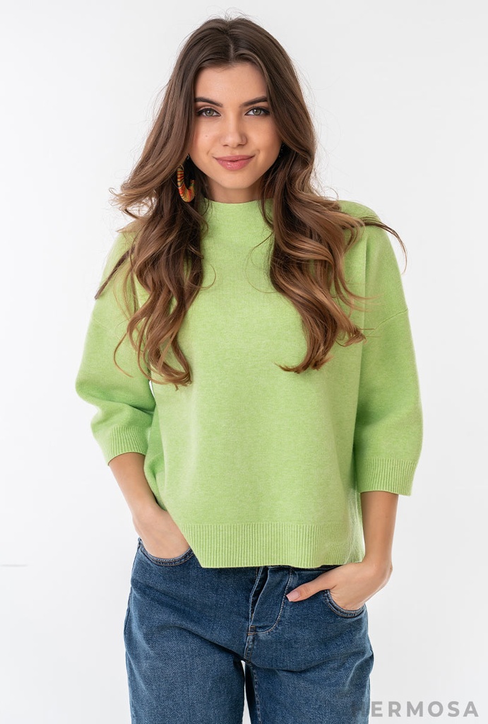 MAGLIA AMICA MARY(14554) (LIME)