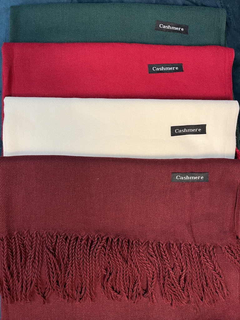 PASHMINA CASHMERE MONOCOLORE (VARI COLORI)