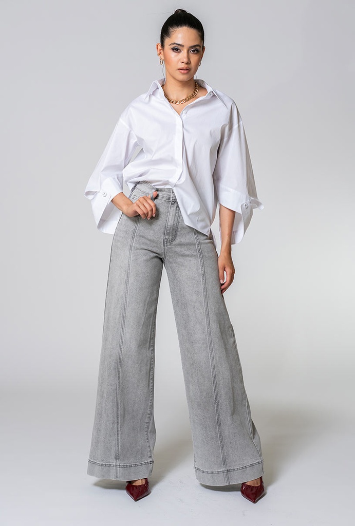 JEANS SABRINA (GRIGIO)